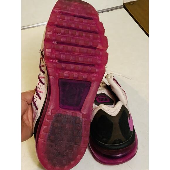 Nike Air Max 2015 Running Shoes White and Purple 698903-160 Women's Size 9 - Picture 6 of 8